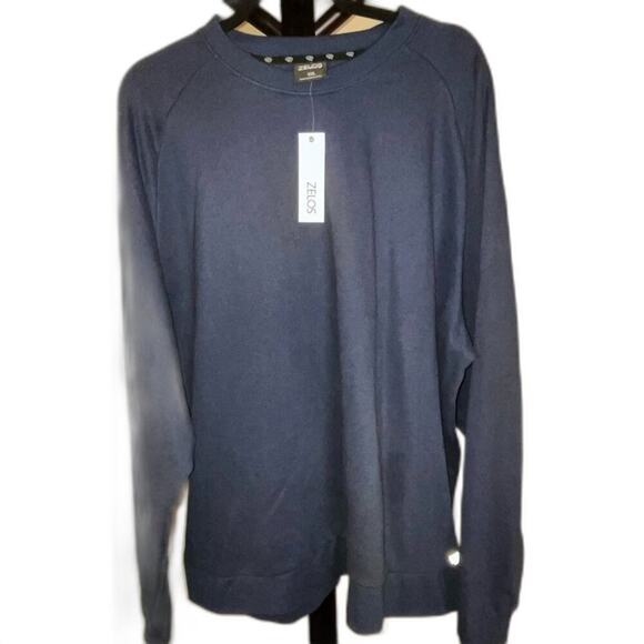 Zelos Blue Sweatshirt Size XXL NWT - Picture 1 of 3